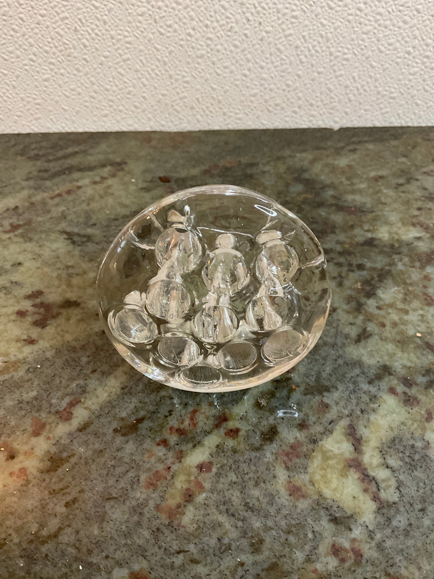 Vintage Glass Flower Frog