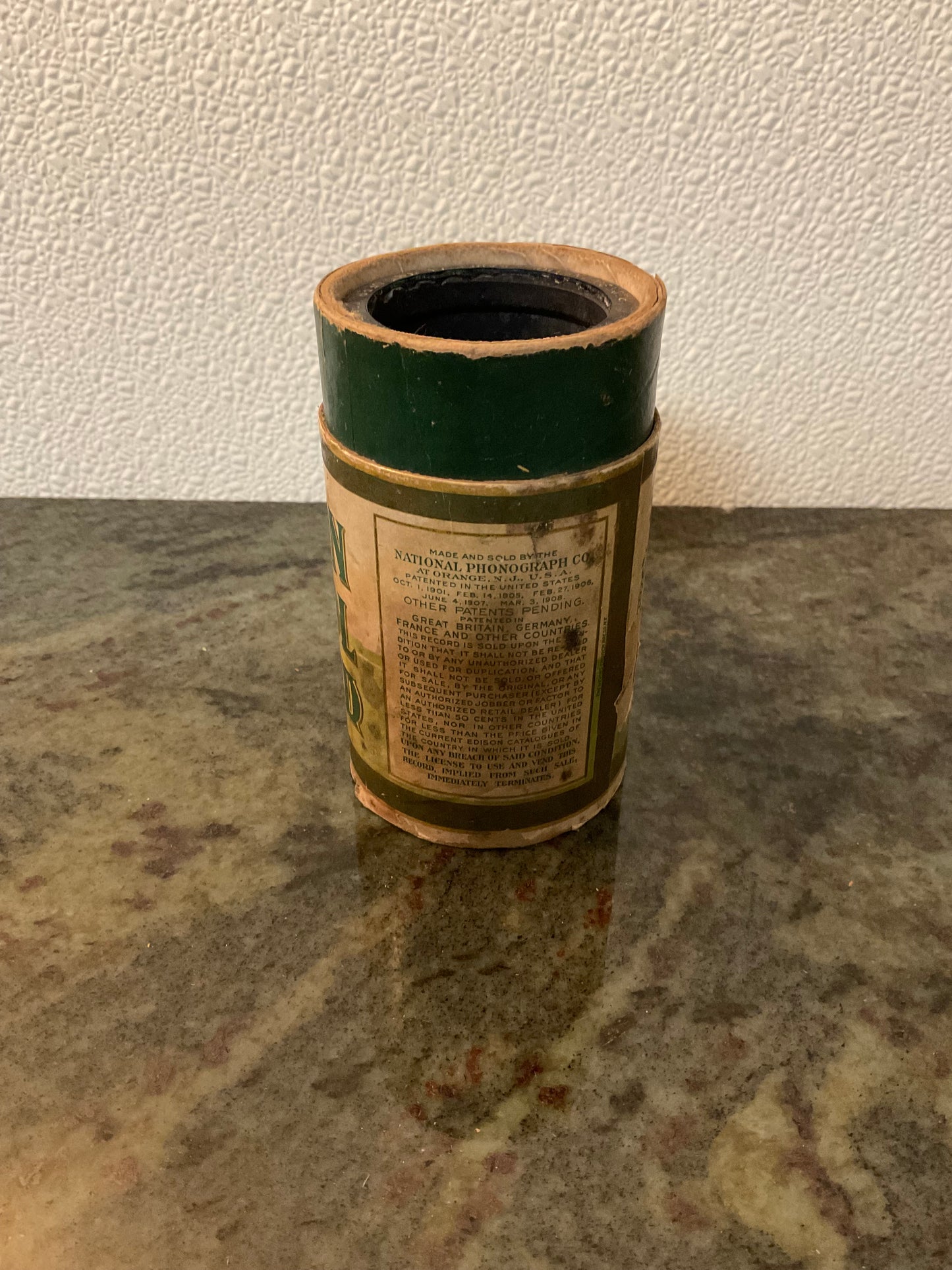 Edison Phonograph Cylinder