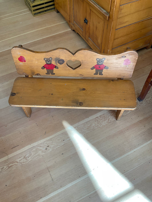 Small Wooden Bench