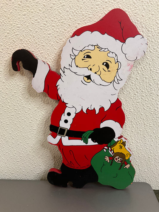 Vintage House of Lloyd Santa Up The Ladder Decor