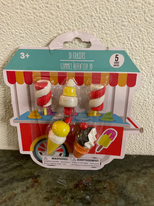 Three-D Erasers