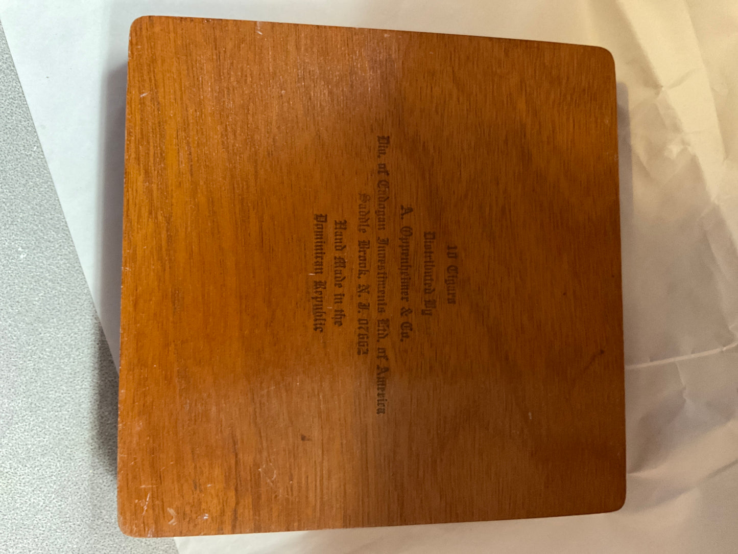 Handmade Jose Berrito Cigar Box