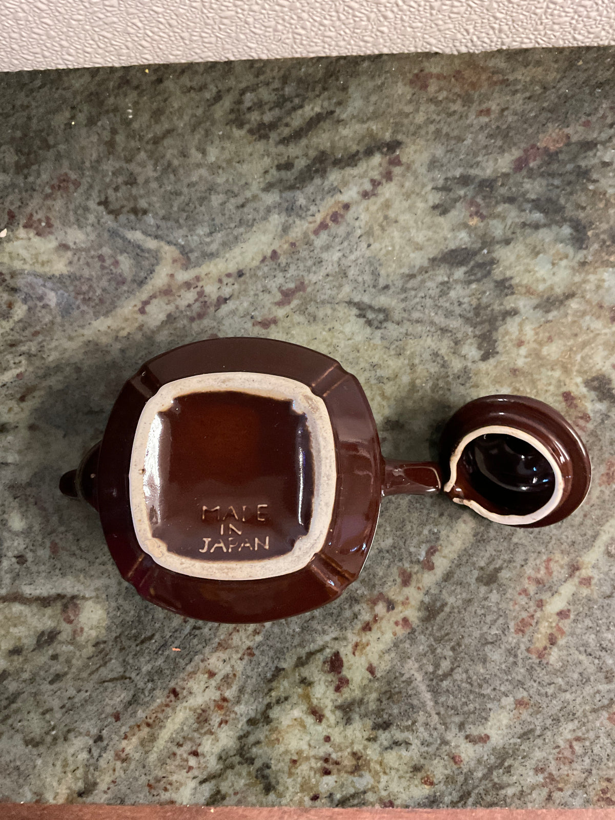 Vintage Mini Brown Tea Pot