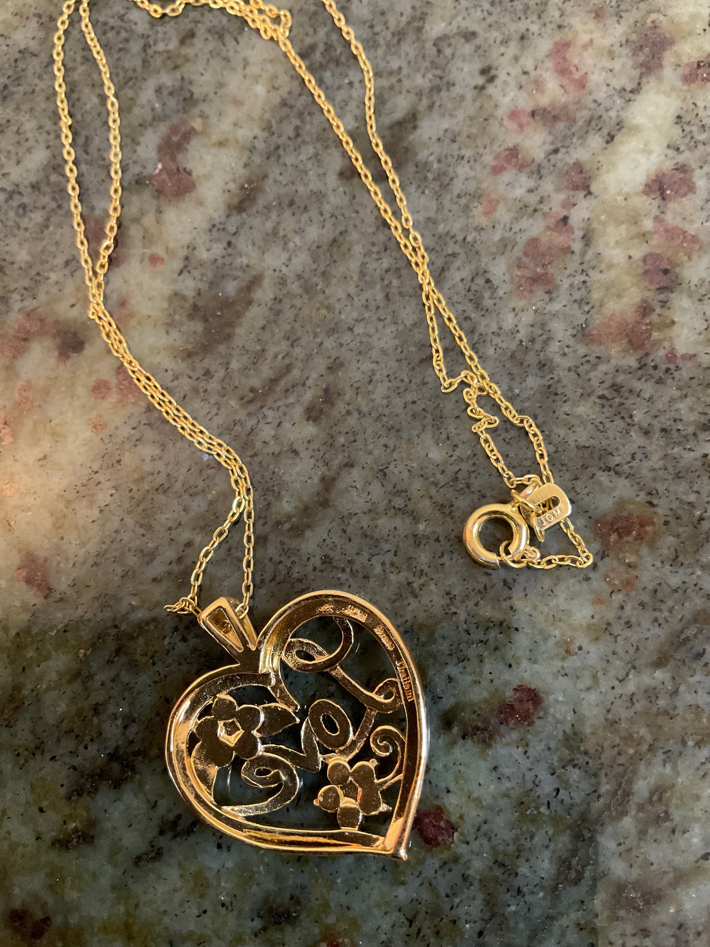 Gold Plated ‘Love’ Necklace
