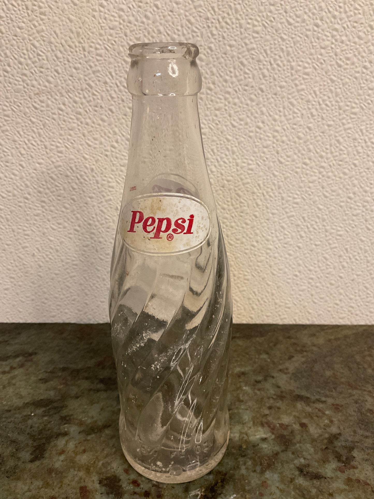 Vintage Pepsi-Cola Swirl Bottle