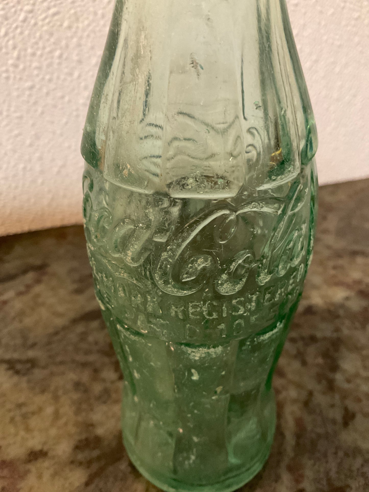 Embossed Cedar Rapids Iowa Coke Bottle