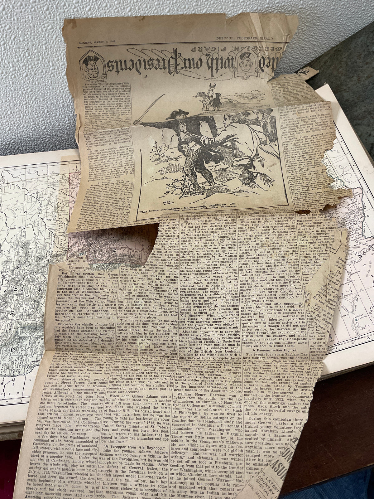 Antique 1896 The Werner Grammar School Geography