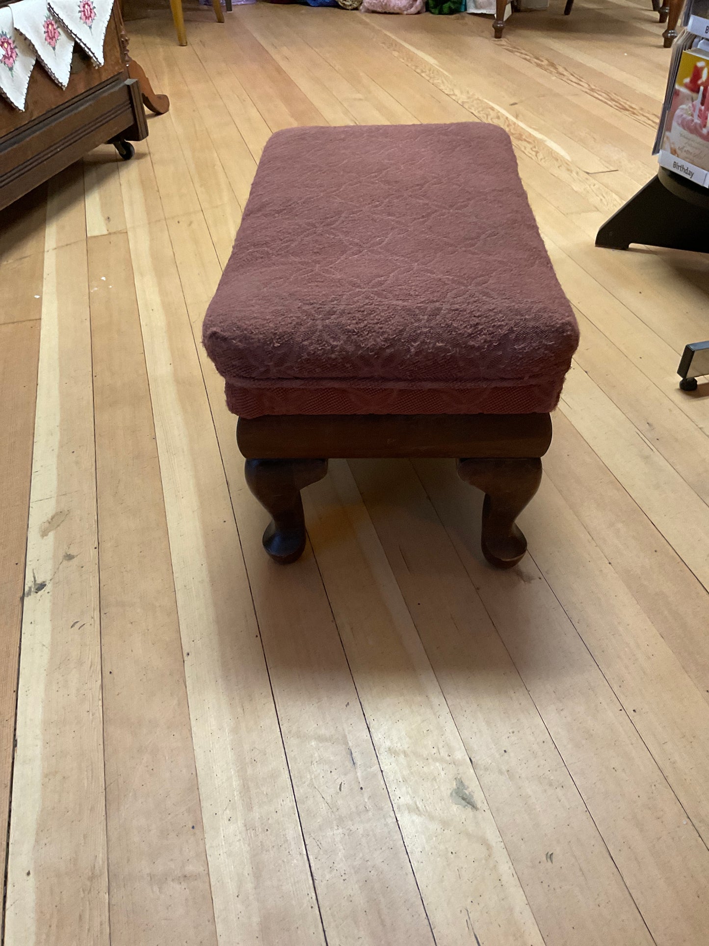 Vintage Ottoman With Storage