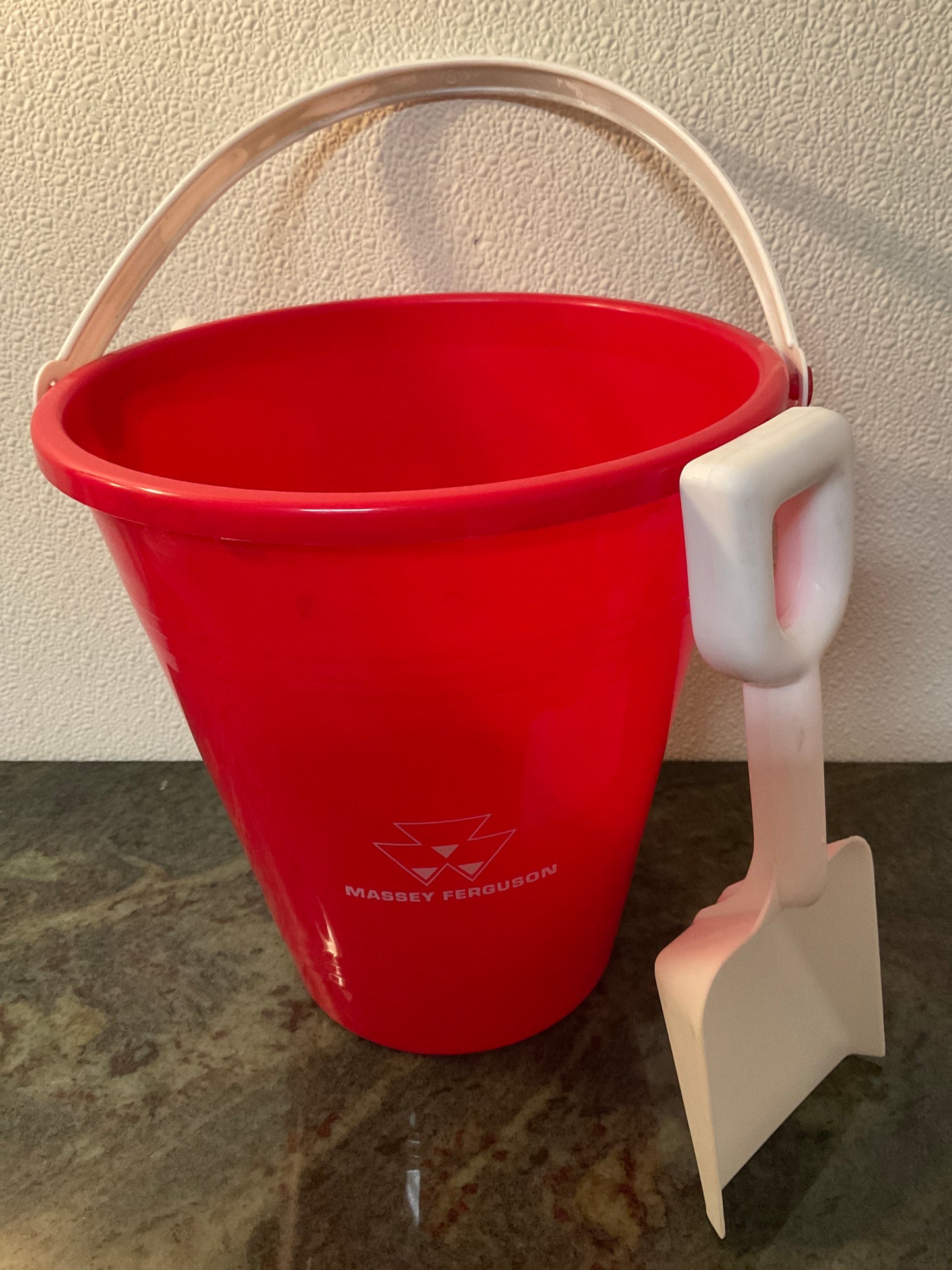 Massey Ferguson Plastic Pail/Shovel