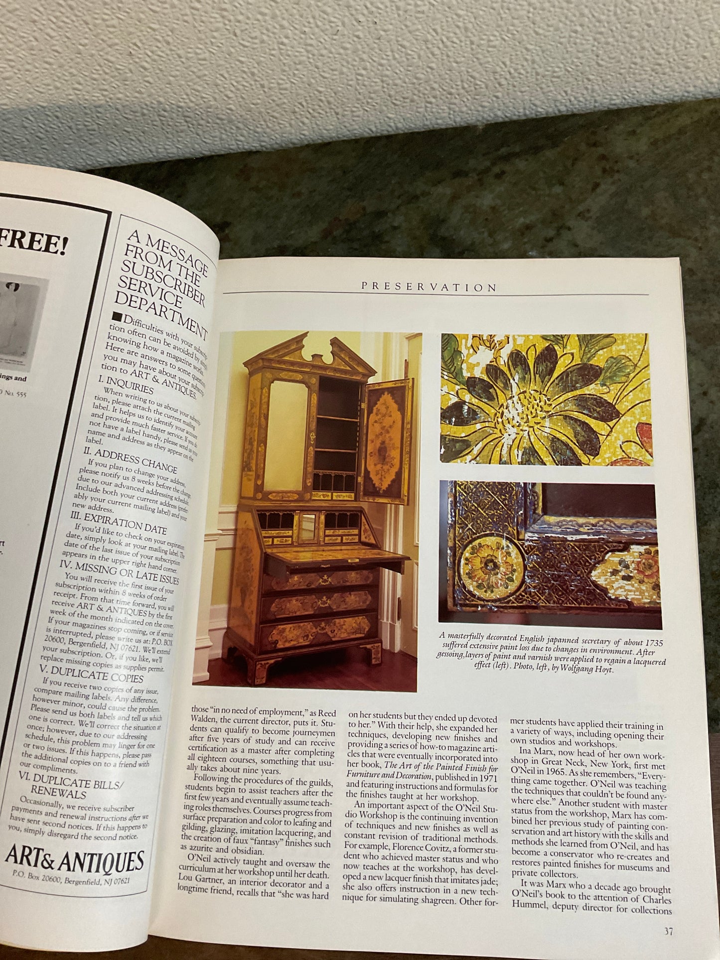 Arts & Antiques April 1984