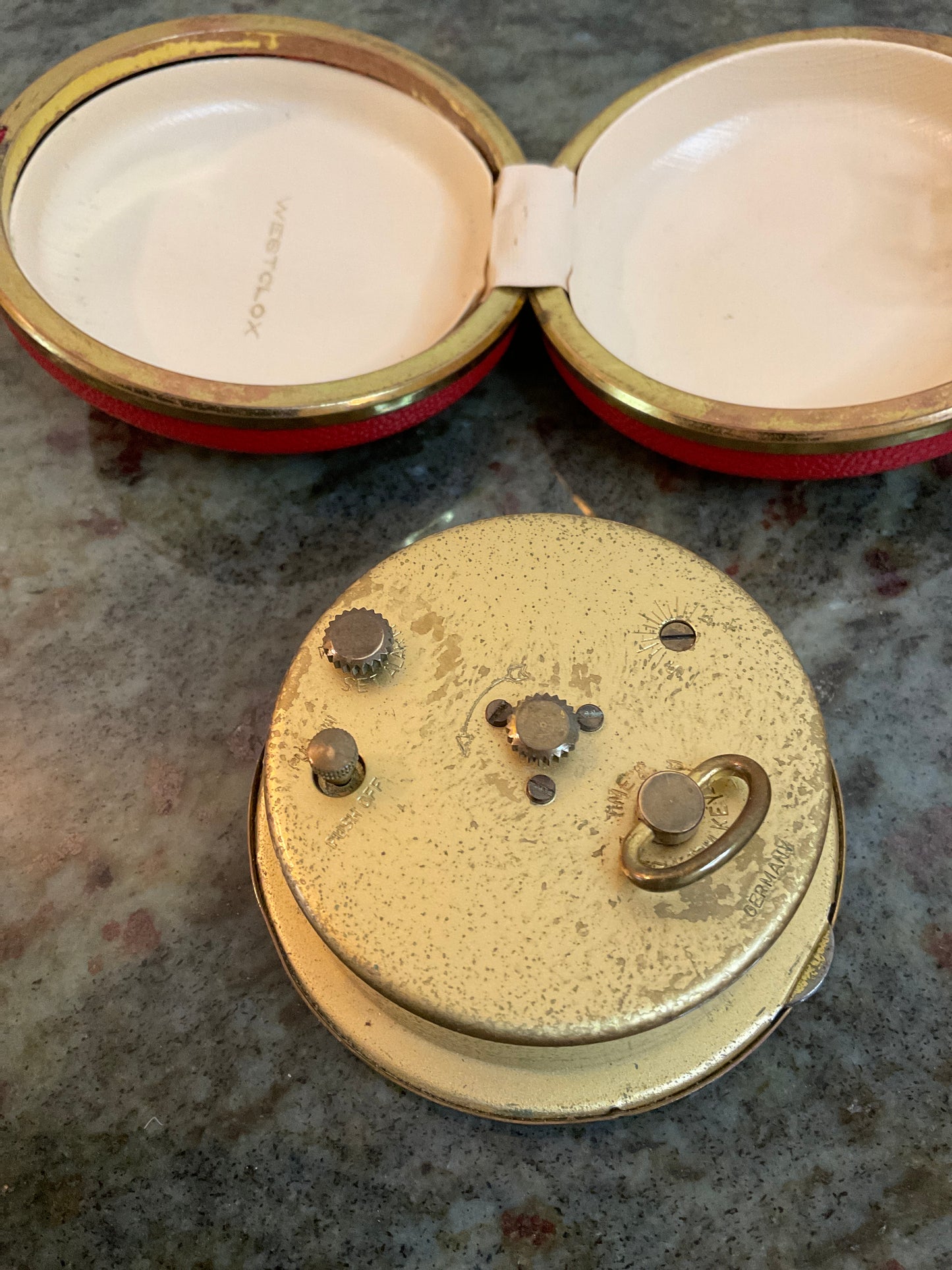 Vintage Westclox Travel Alarm Clock