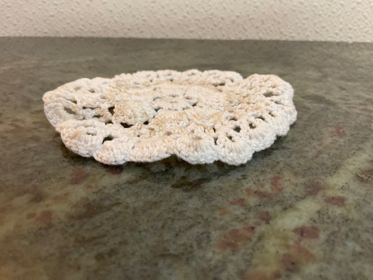 4” Round Scalloped Doily