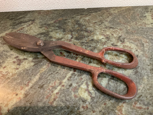 Vintage Forged Steel Tin Snips