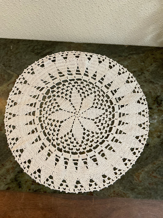 Vintage 11” Round Doily