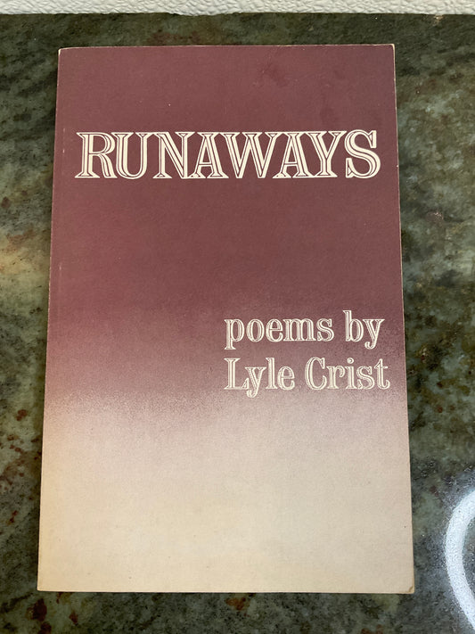 Book ‘Runaways’ poems 1976 signed
