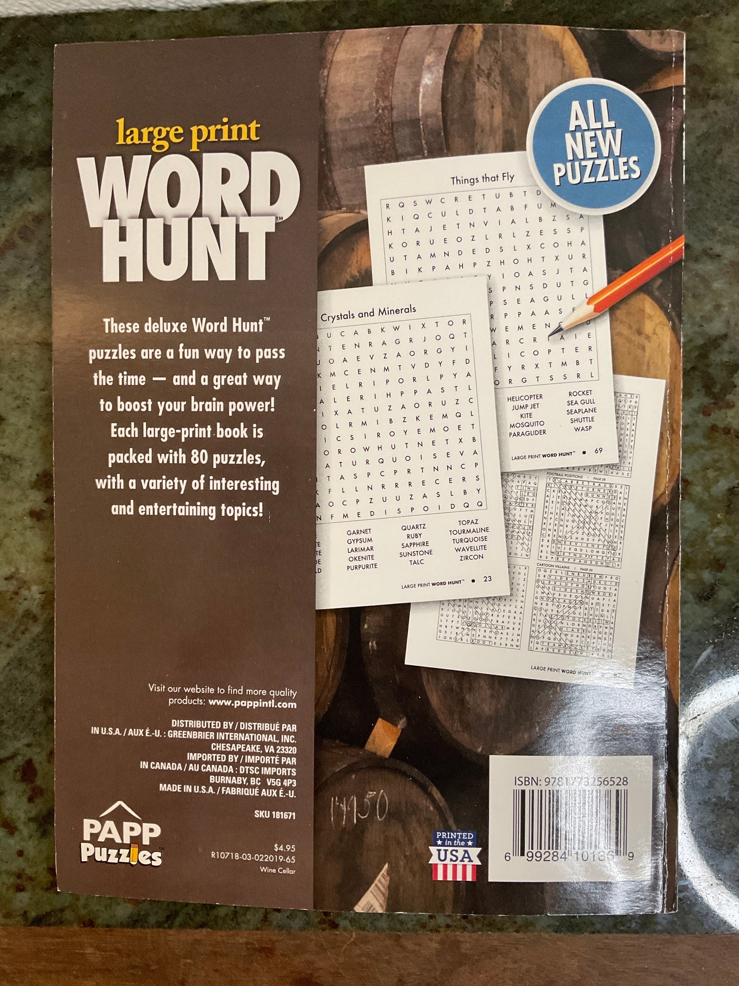 Large Print Word Hunt