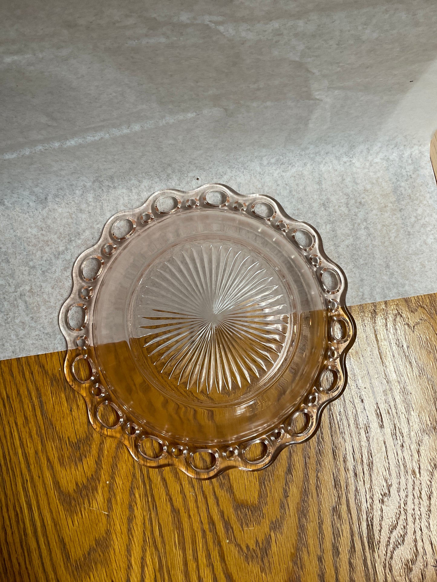 Anchor Hocking Pink Depression Glass Bowl