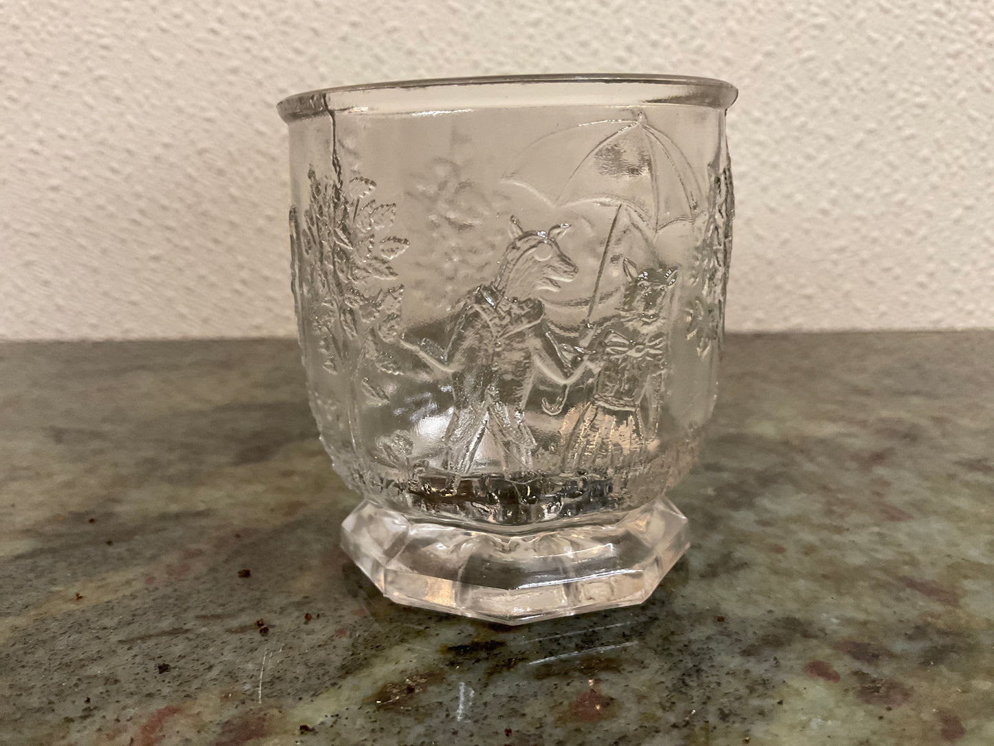 Nursery Rhyme Glass Child’s Spooner