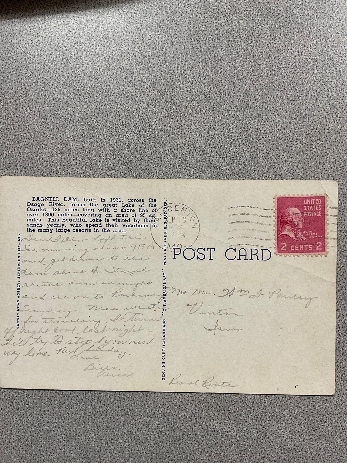 Vintage Post Card