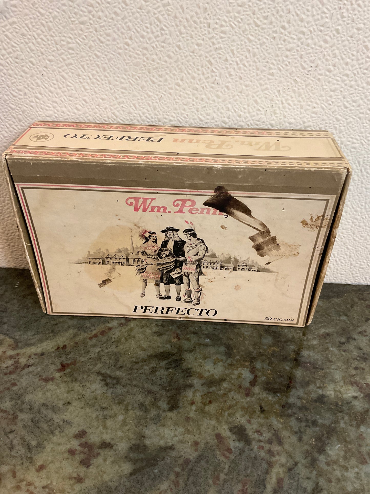 Wm. Penn Perfecto 50 Cigar Box