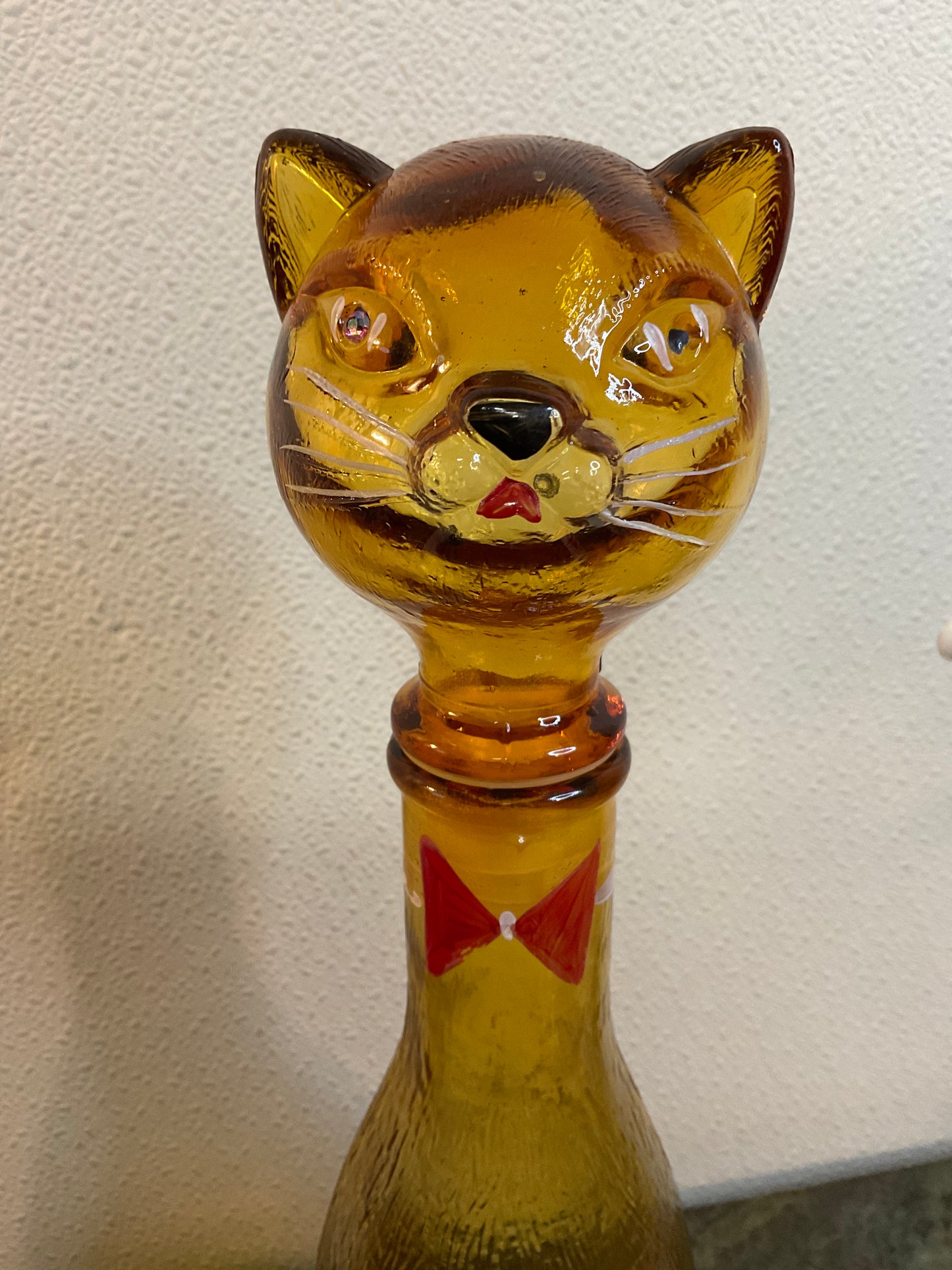 Vintage Empoli Cat Decanter