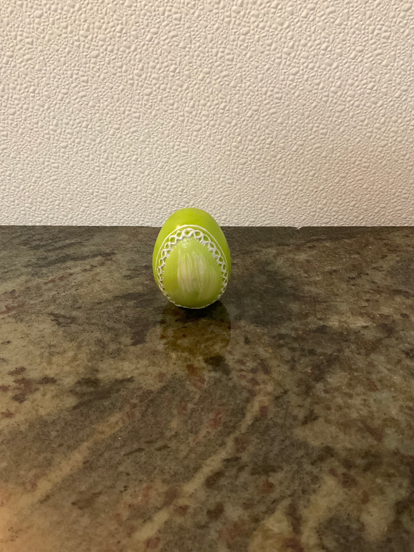 Green Ceramic Egg