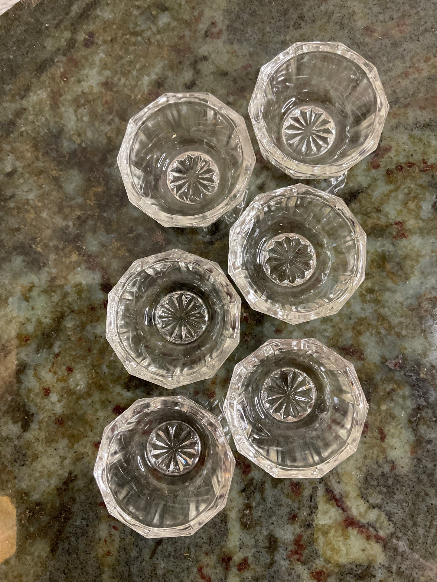 Vintage Set of 6 Salt Cellars