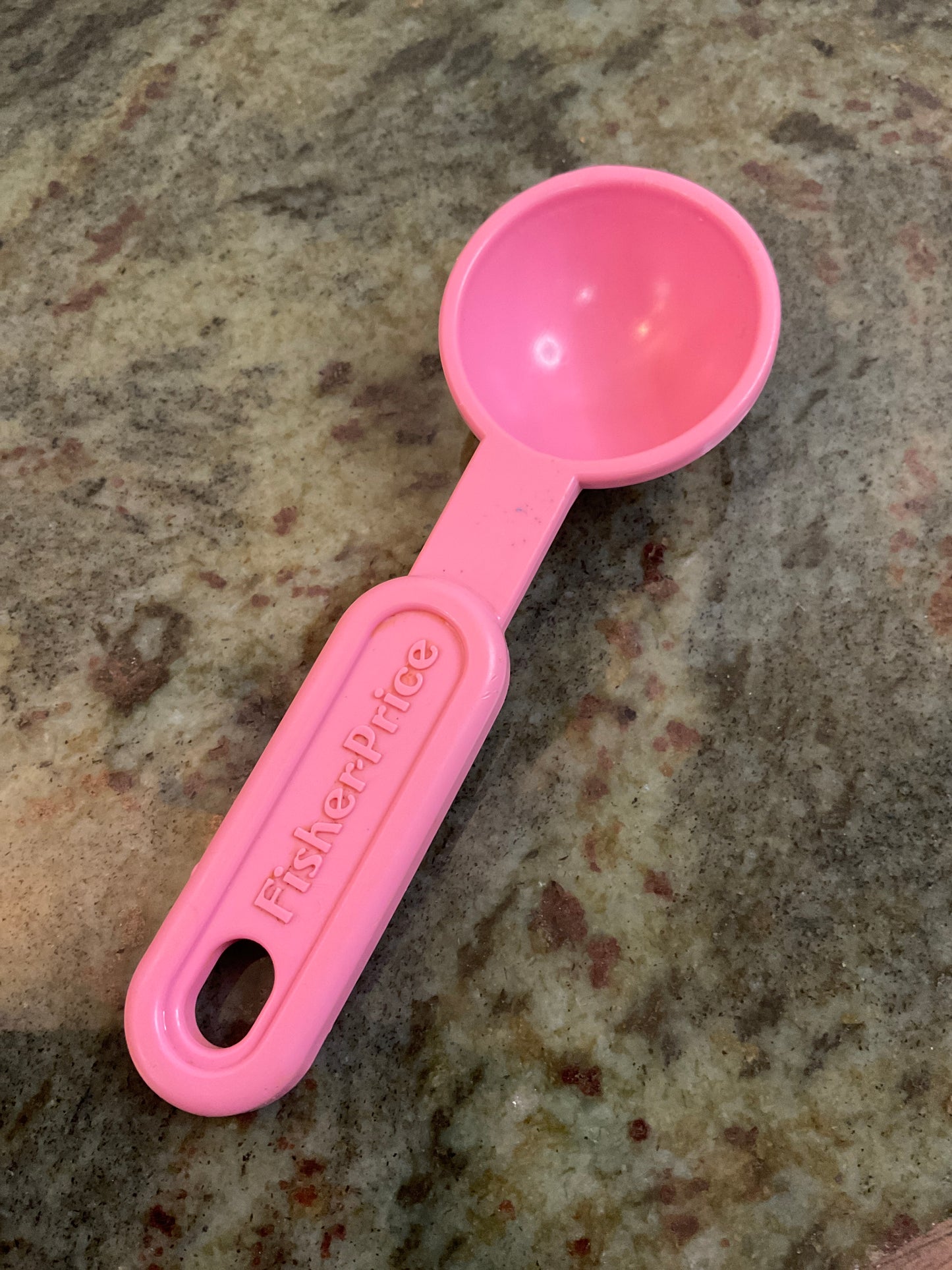 Vtg Fisher Price Pink Ice Cream Scoop 1987