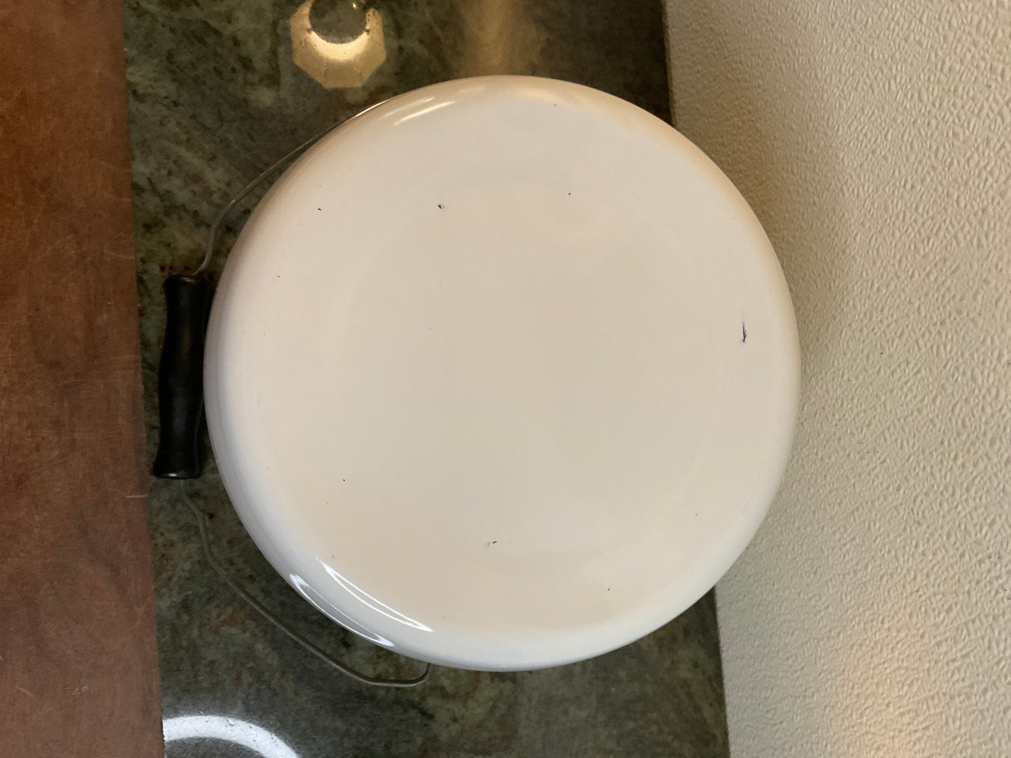 Vtg Federal Porcelain Combinet/Diaper Pail