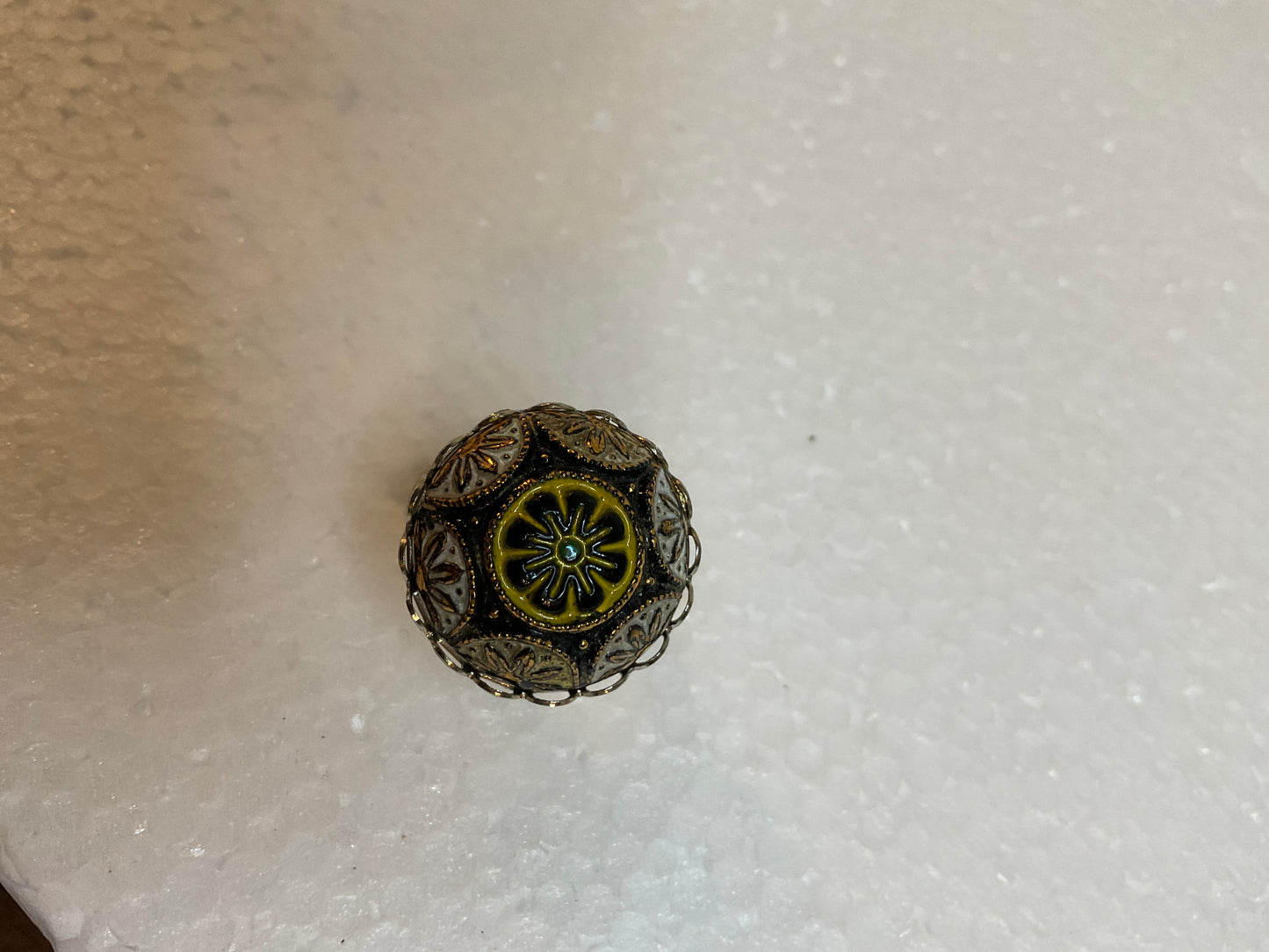 Vintage Filigree Domed Ring