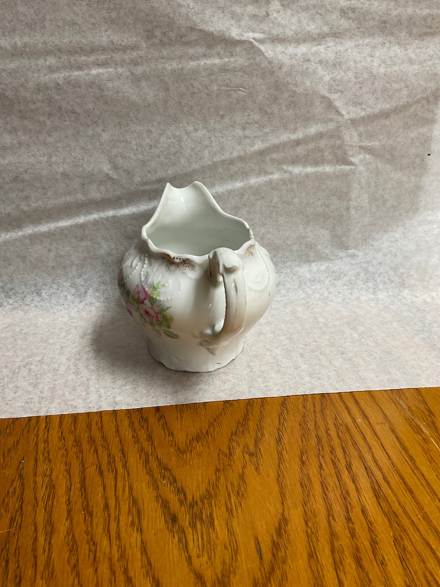 Vintage Porcelain Floral Creamer