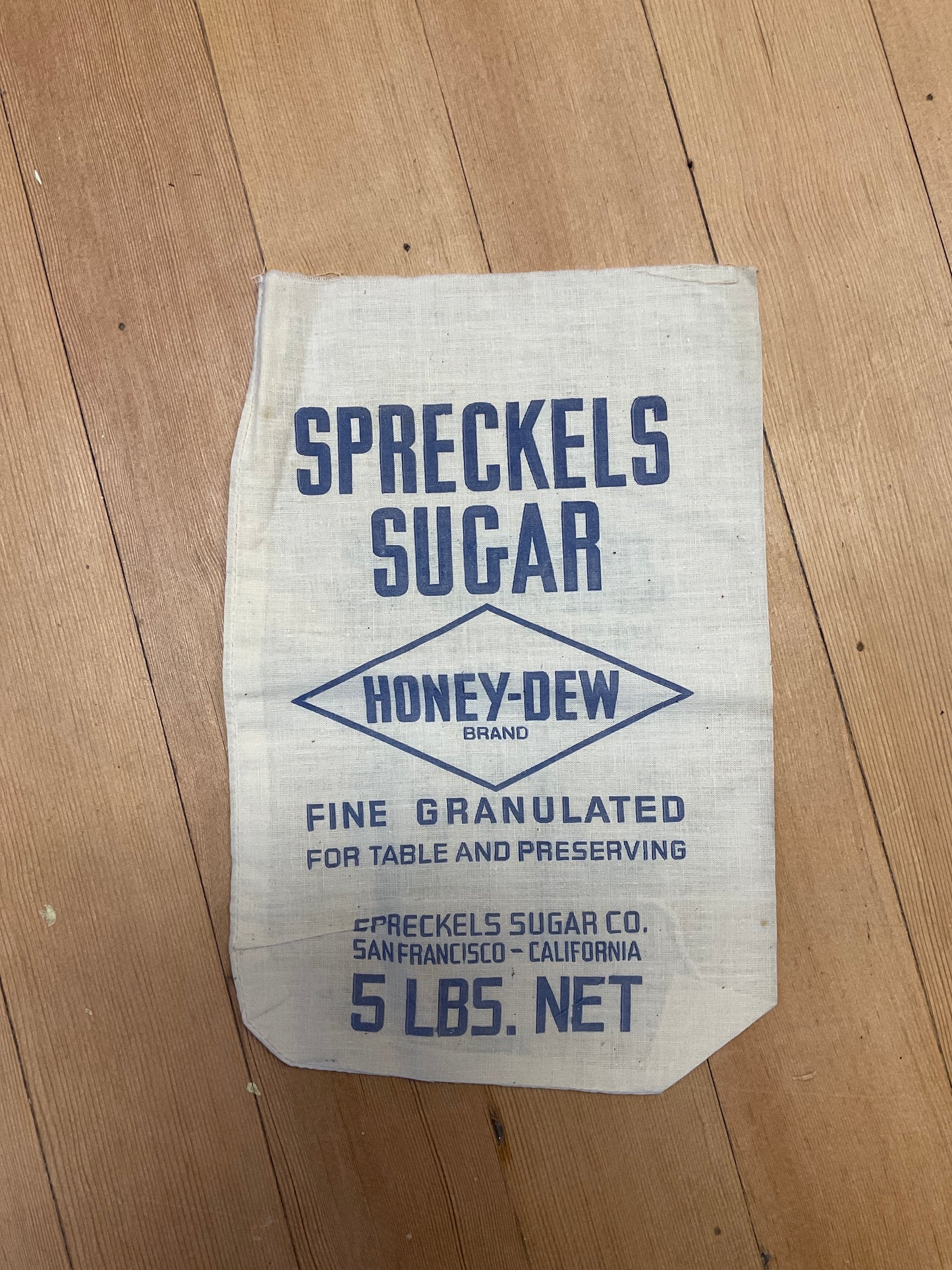 Spreckels Sugar Honey Dew Brand 5lbs