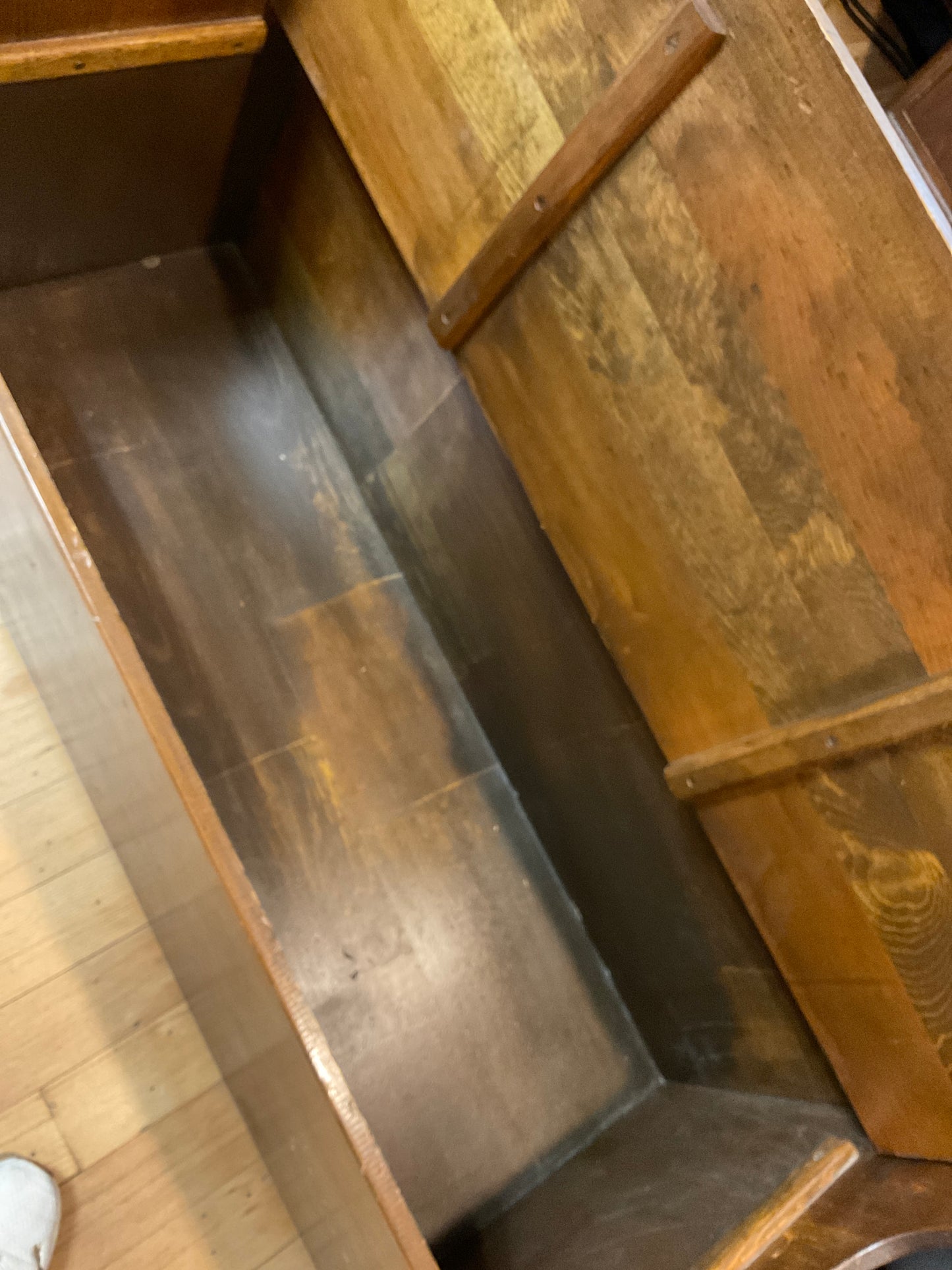 Pine Storage Deacons Bench