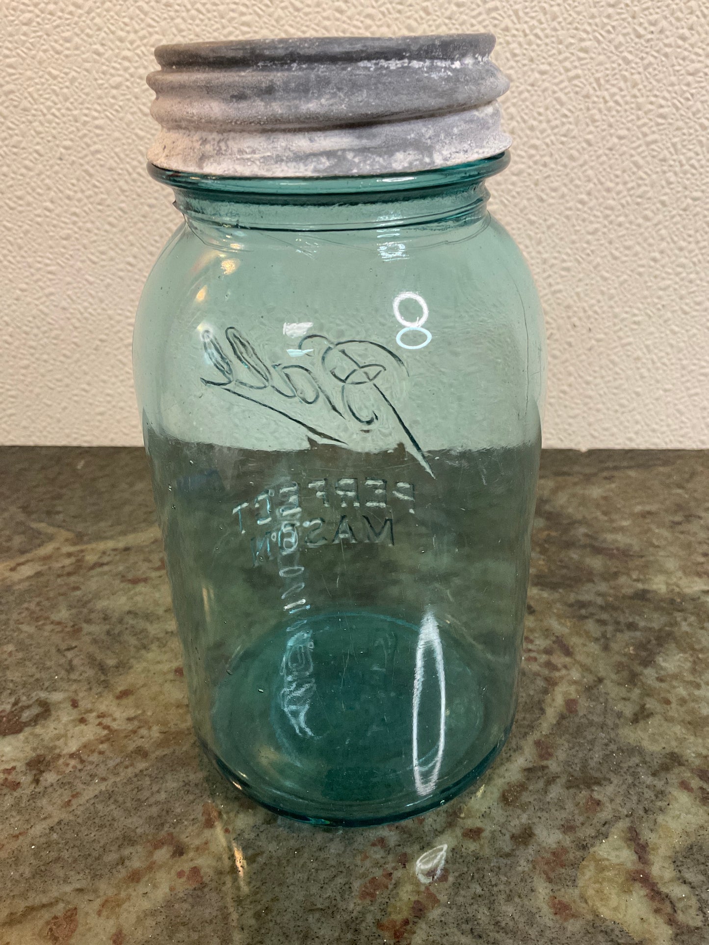 Quart Perfect Mason Blue Jar