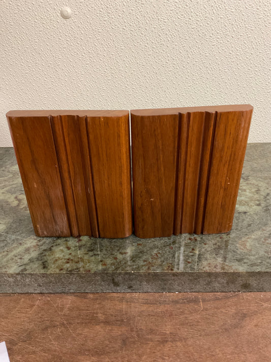 Wood Book Ends