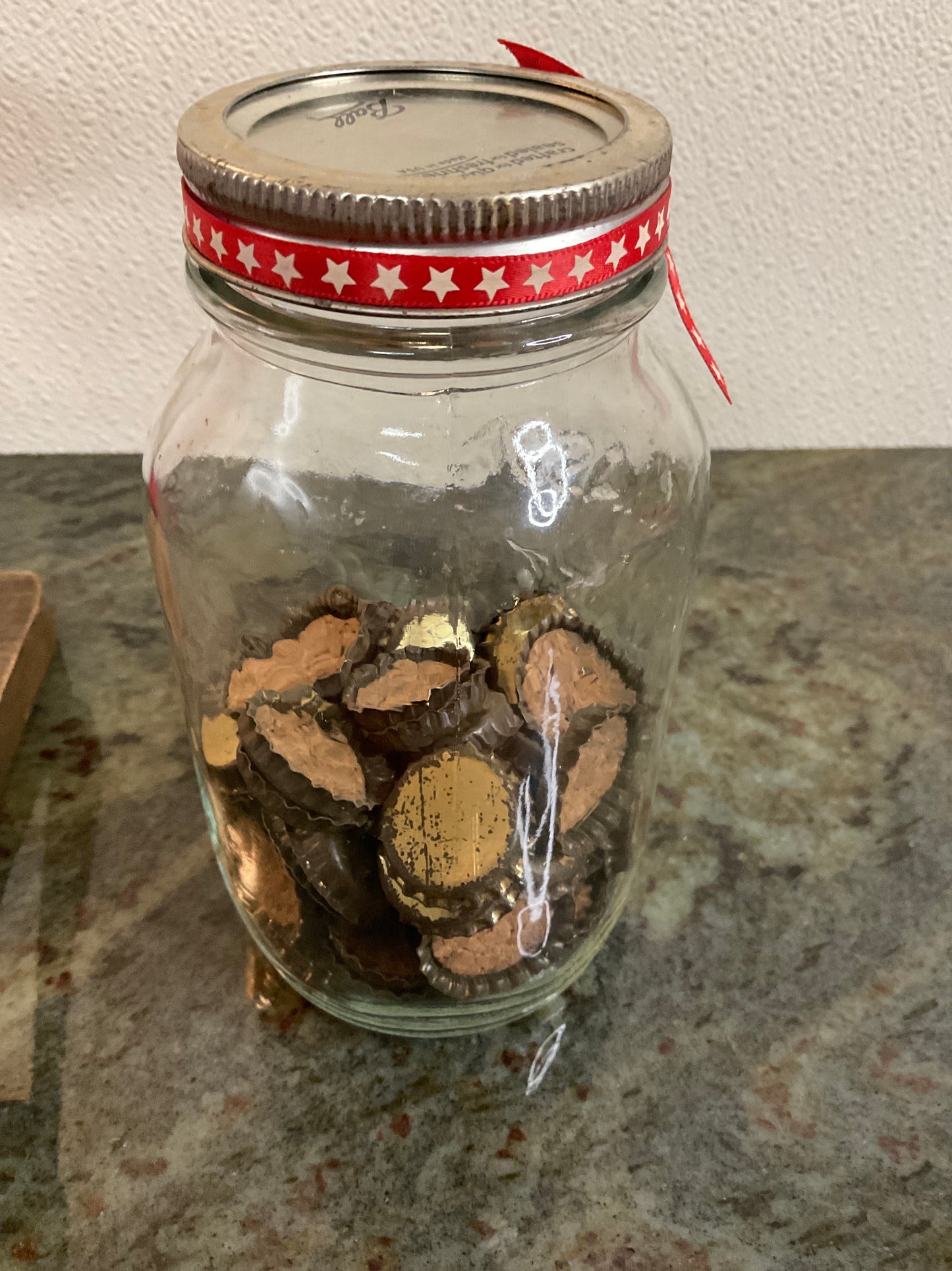 Antique Triumph Bottle Capper And Caps