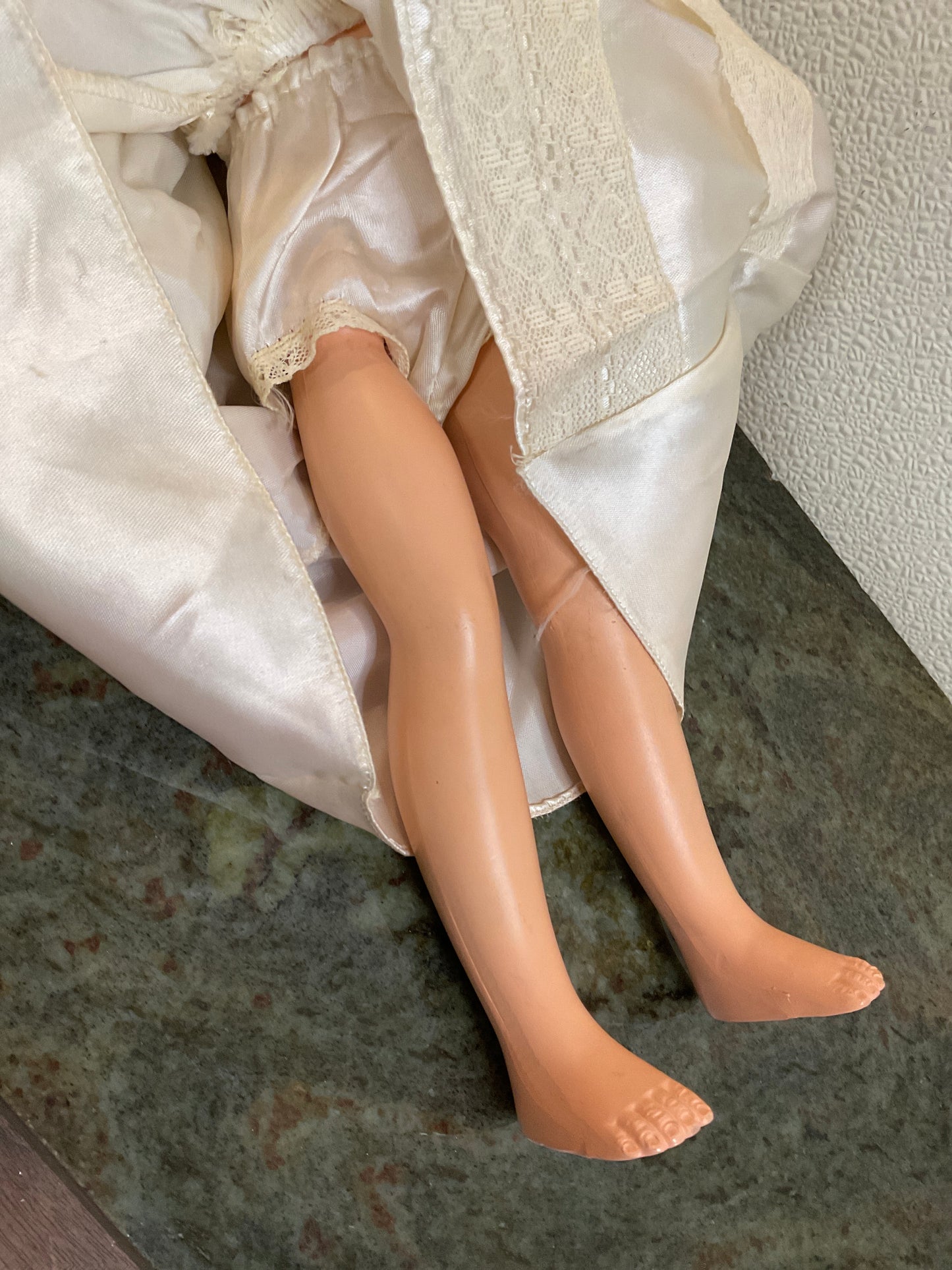 Vtg 1950’s Hard Plastic 18” Doll