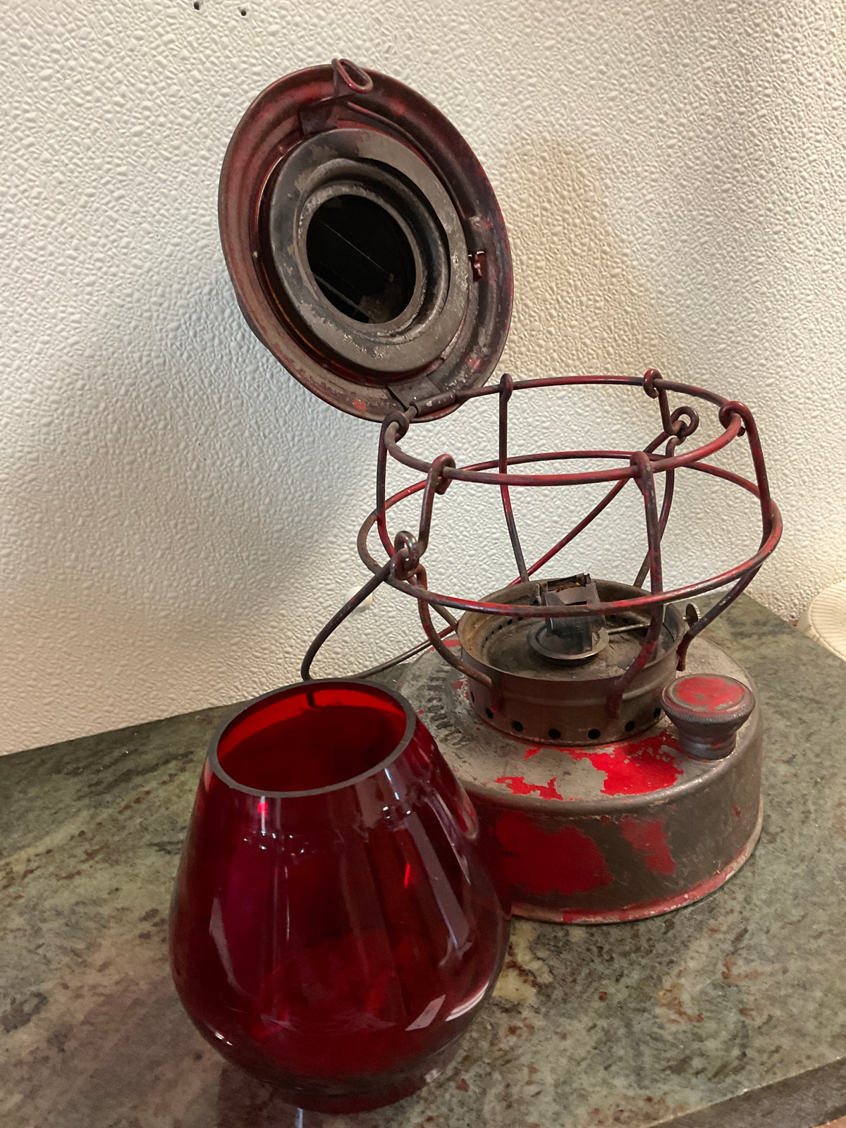 Red Antique Lantern