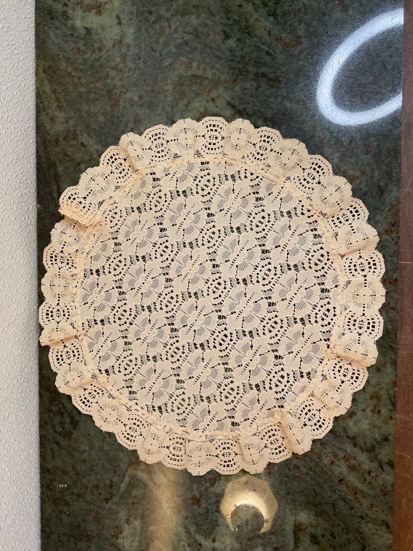 11.5” Ivory Round Doily