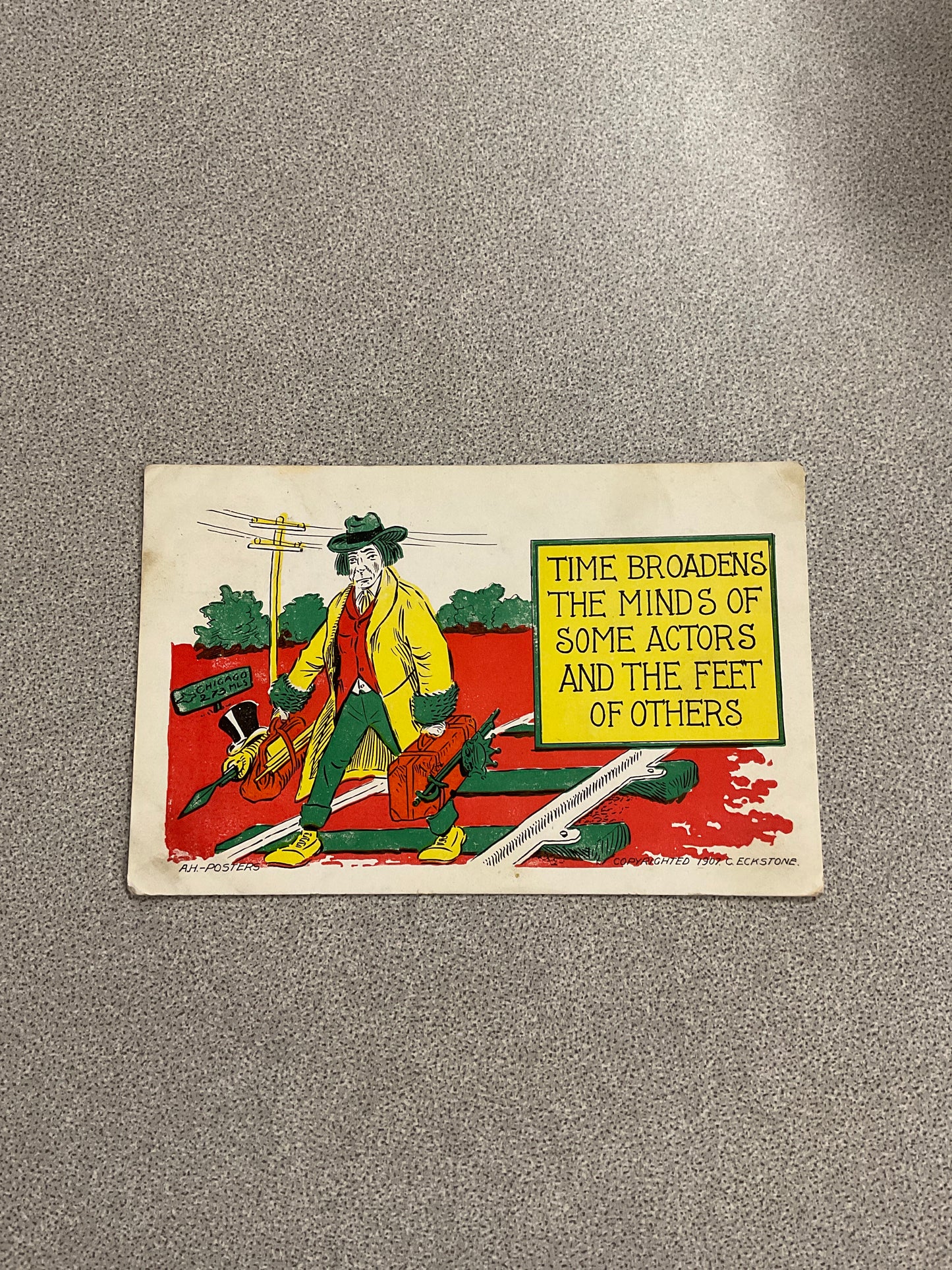 Vintage Post Card “Time Broadens The…”