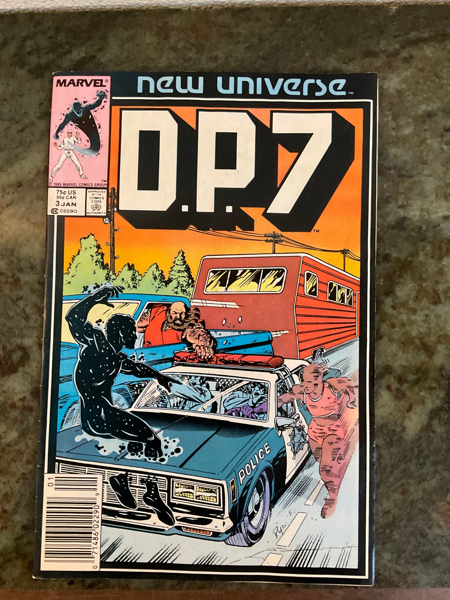 Comic Book 1987 D.P.7 New Universe