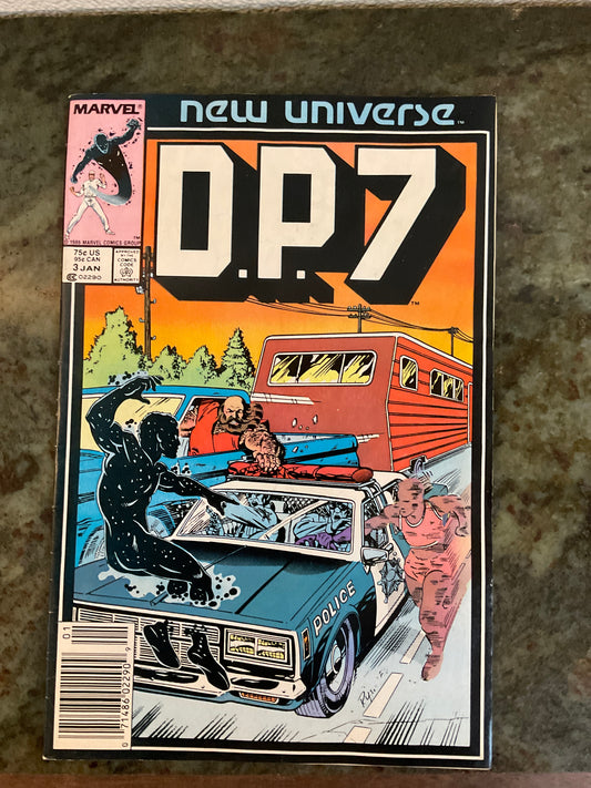 Comic Book 1987 D.P.7 New Universe