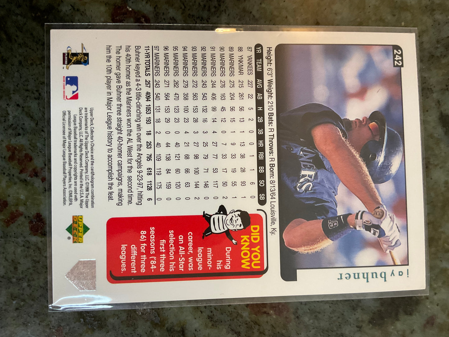 Jay Buhner Mariners