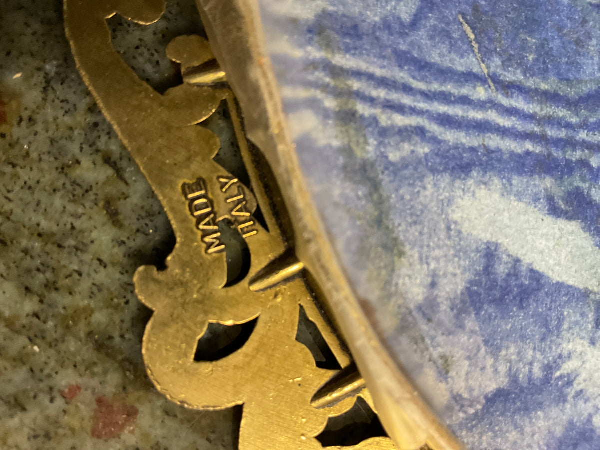 1983 3-Piece Miniature Brass Finished Frames