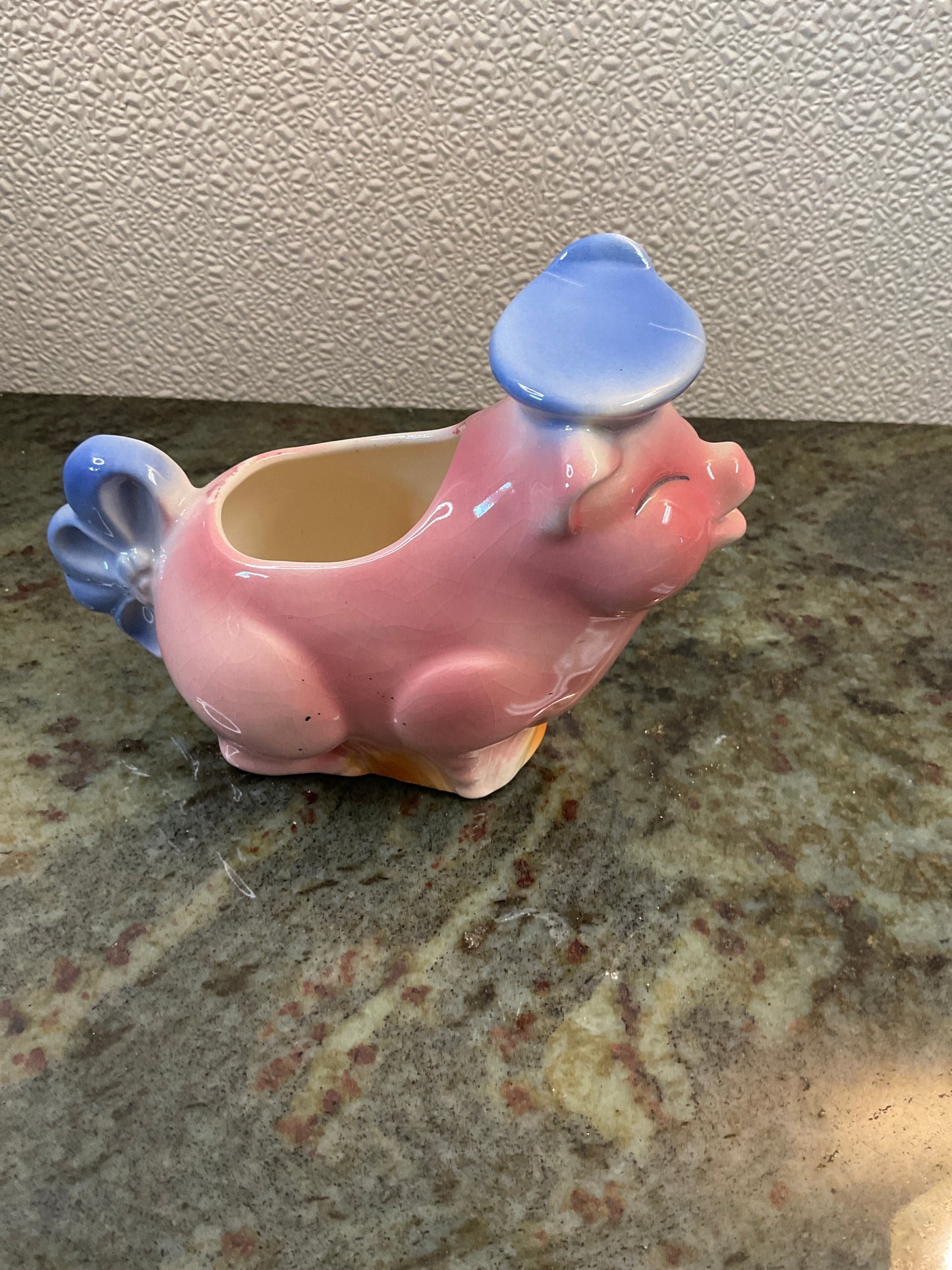 Vintage Spaulding Pig with Hat Creamer