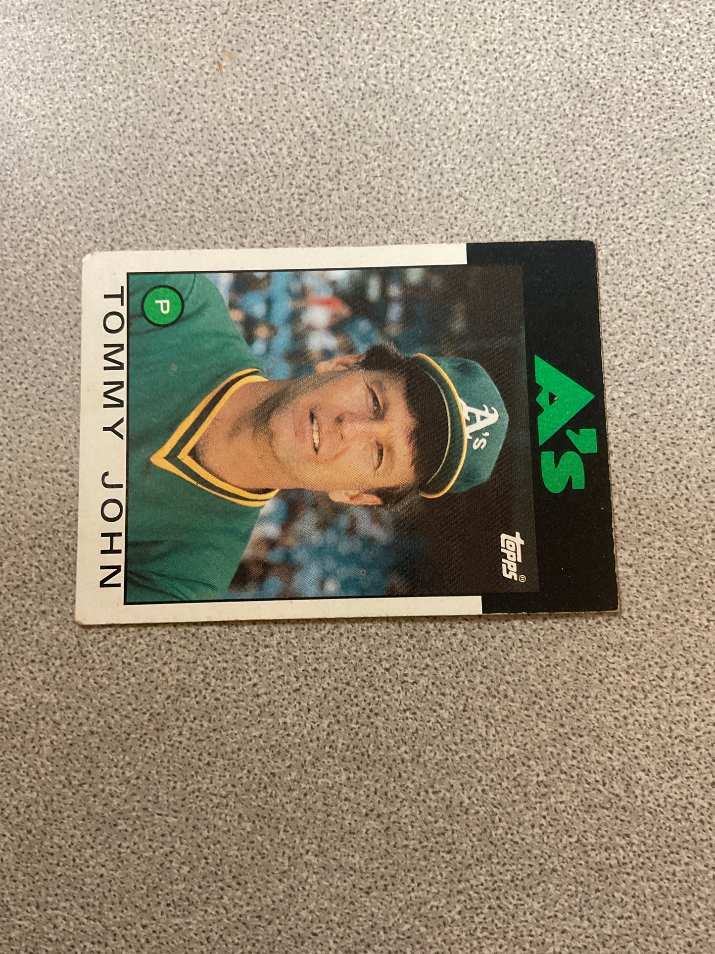 Baseball Card Tommy John