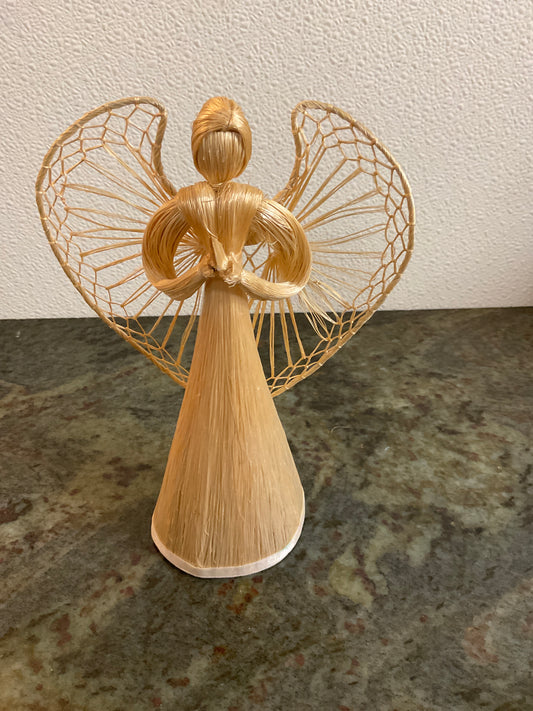 Vintage Straw Grass Angel