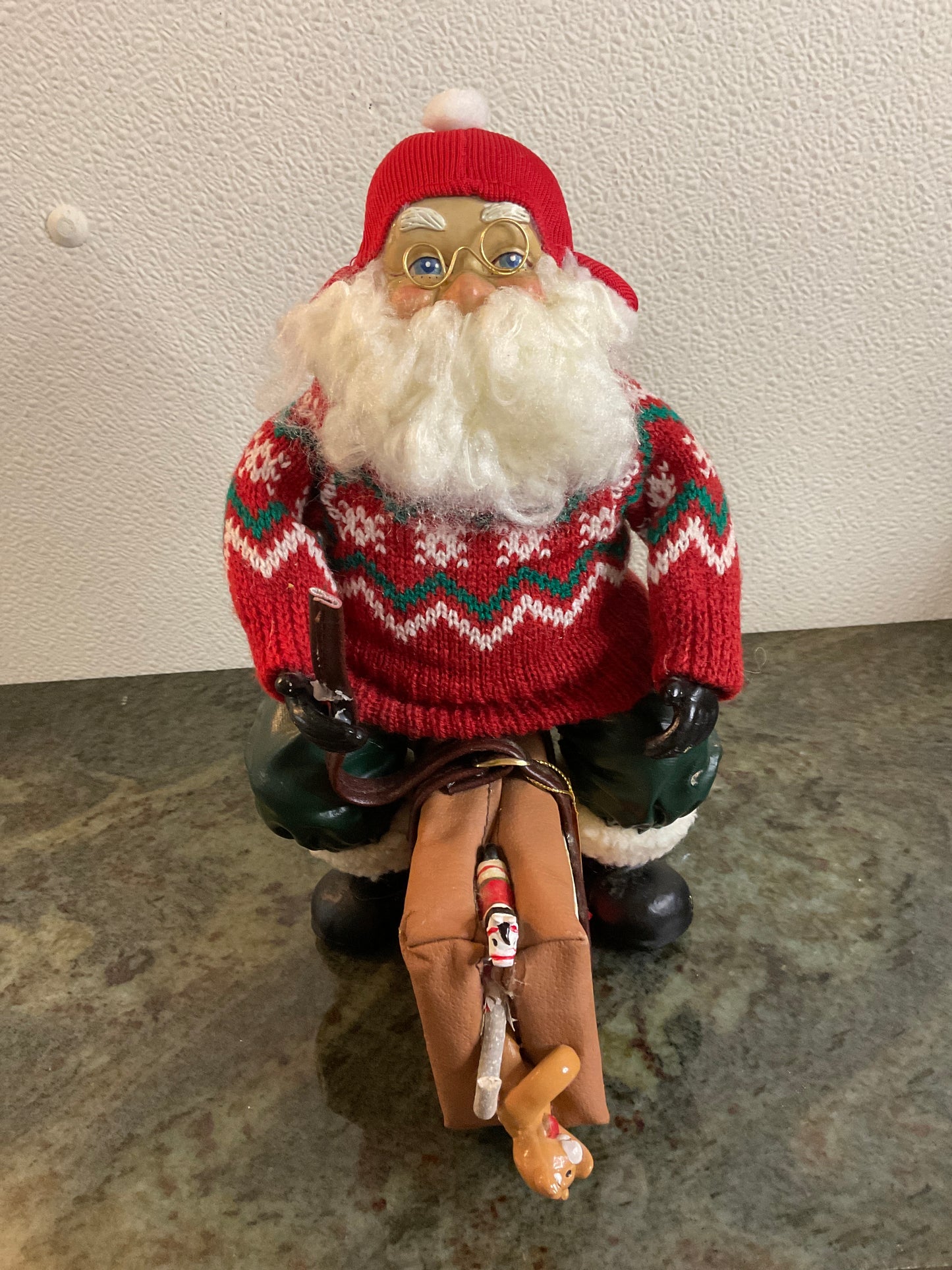 Vintage Traveling Santa