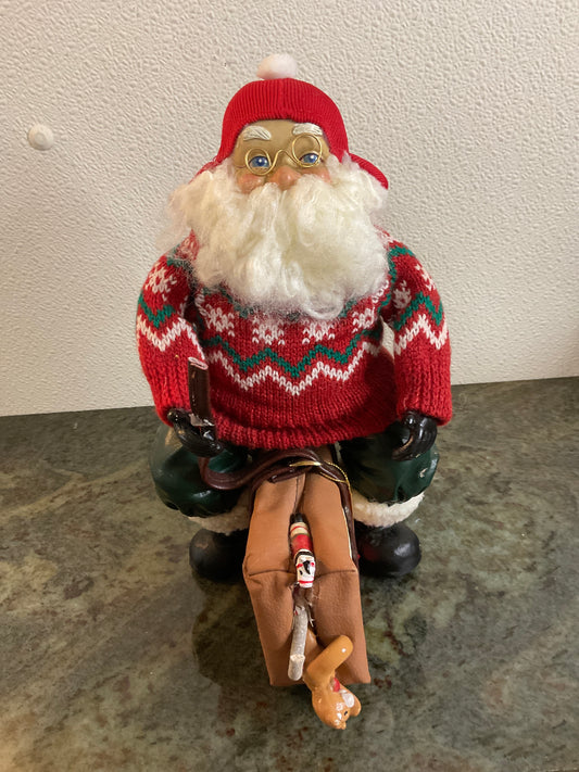 Vintage Traveling Santa