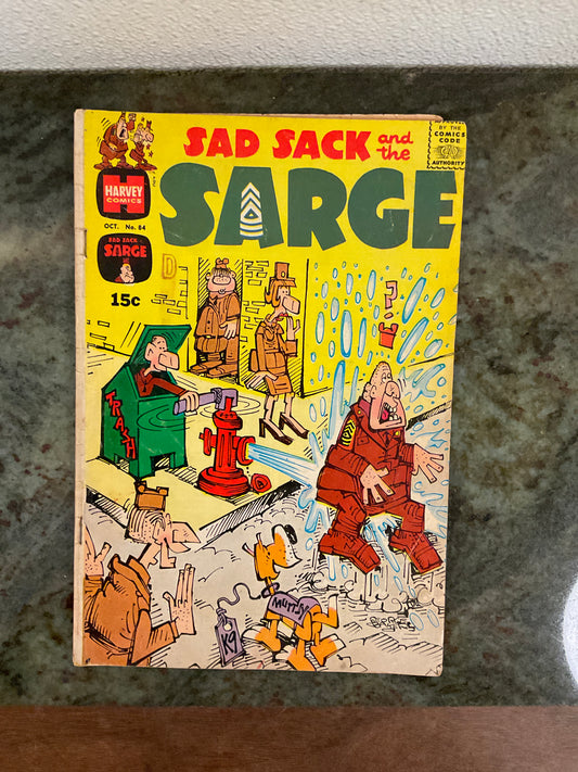 Comic Book Sad Sack and The Sarge October #84